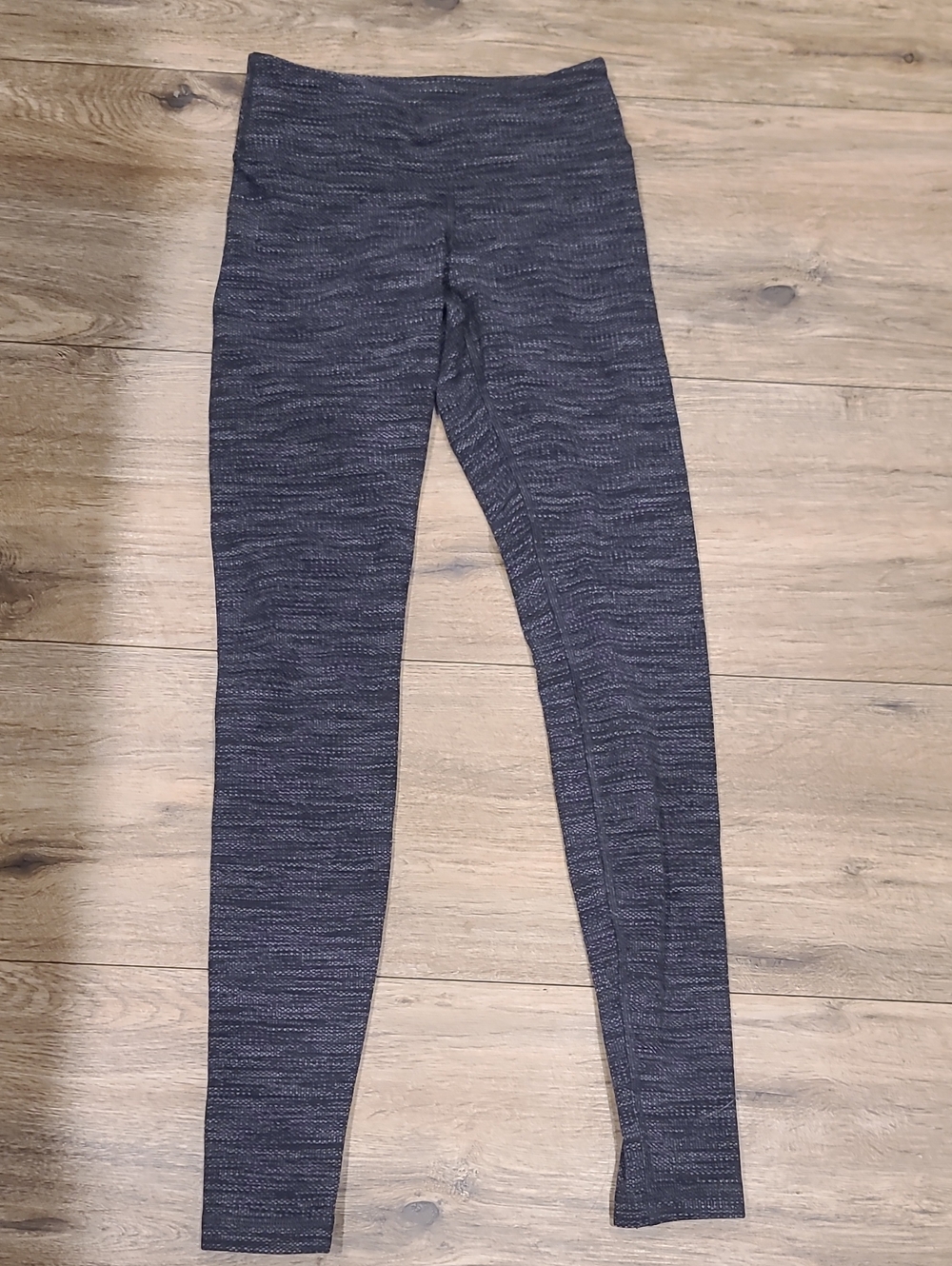 Lululemon Heavyweight Jacquard Knit High-Rise Leggings - Space Dye Gray Sz 2